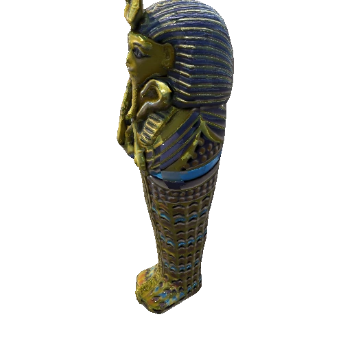 King Tutankhamun sarcophagus Low Poly